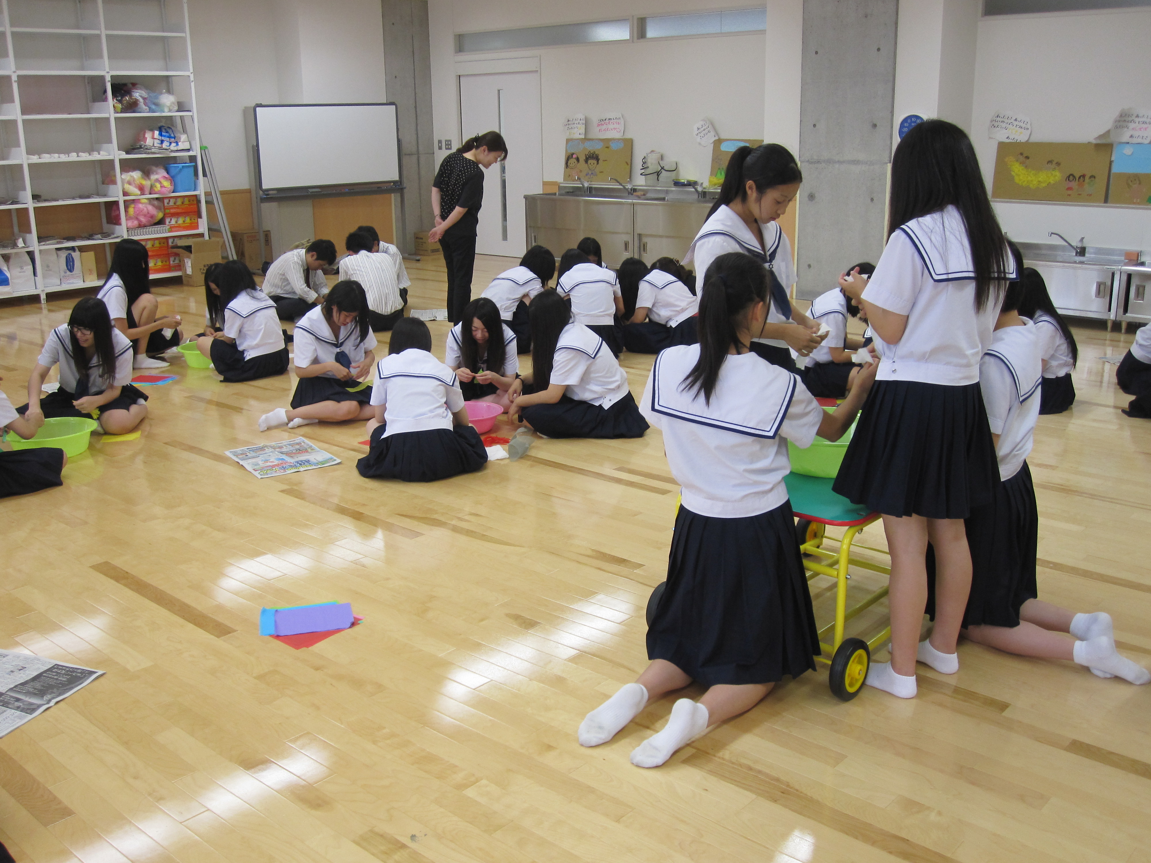 幼児教育学科の授業風景